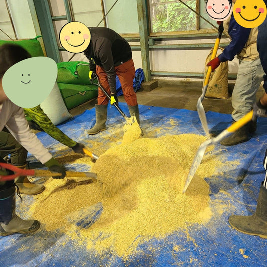 🌾もみ殻ぼかし肥料づくりの作業
